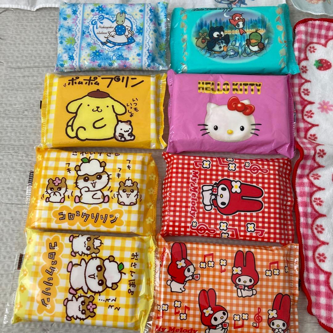 【レア】平成レトロ サンリオ ハンカチ・ティッシュセット