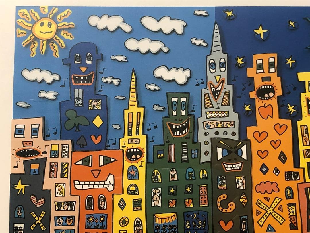 james rizzi ジェームス リジィ 額装ポスター ①