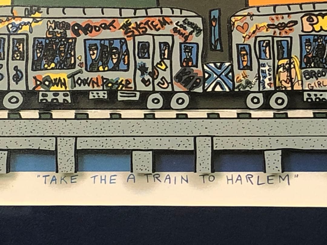 james rizzi ジェームス リジィ 額装ポスター ①