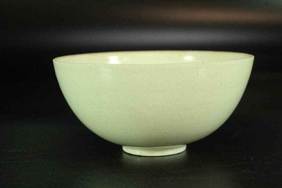 中国美術 白磁 刻 花紋 碗 宋白磁 φ9.5cm 茶道具伝来(K-YC345)