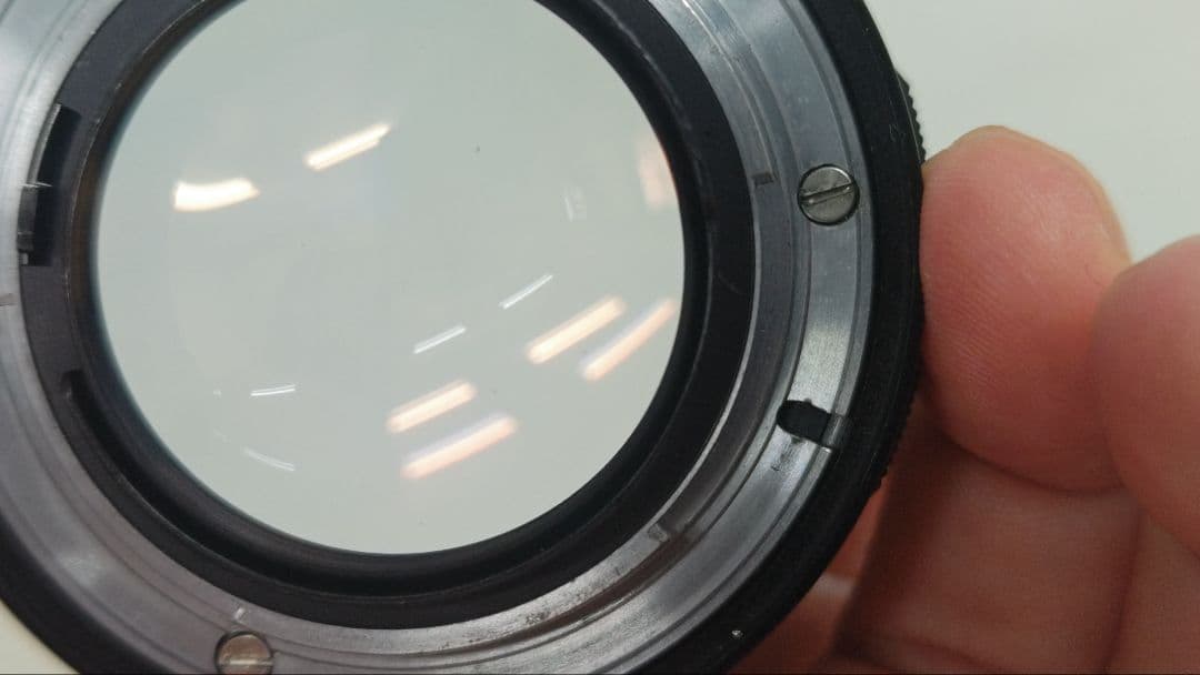 ニコンFフォトミックファインダー、実用品　50mm F1.4レンズ付、露出計OK