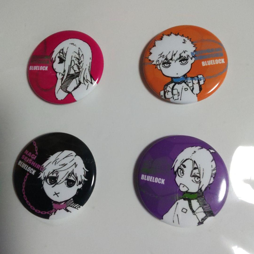 週マガ60周年記念　缶バッジ　4個　B　ブルーロック　ブルロ　凪　千切　國神