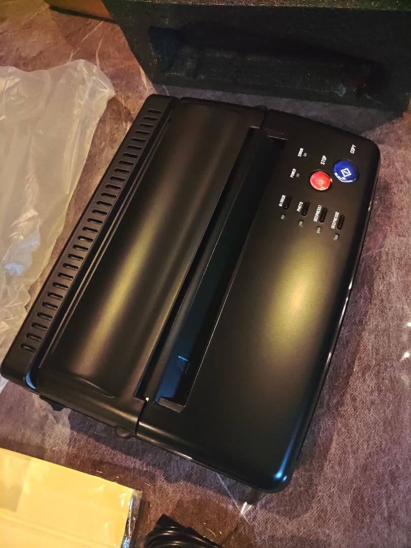 タトゥー　サーマルコピー機