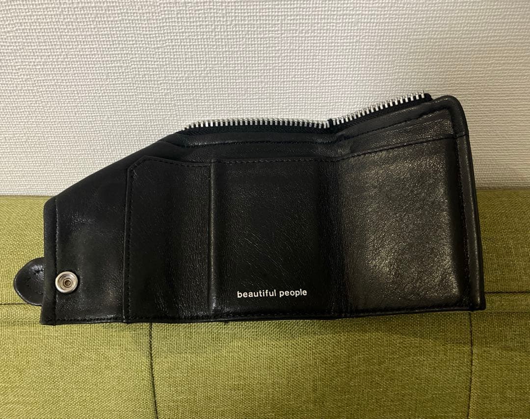 S*Y様 beautiful people 三つ折り 財布 レザー ライダースウ