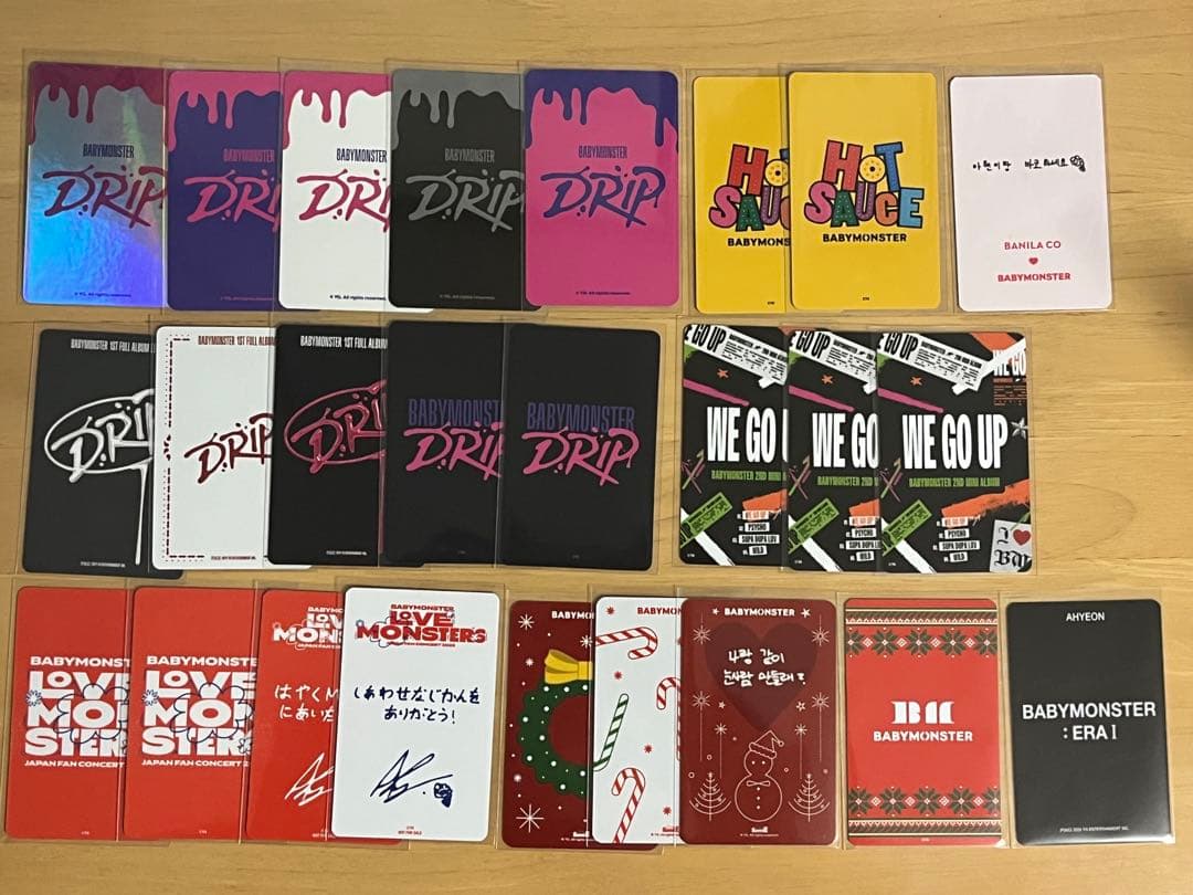 公式 BABYMONSTER アヒョン トレカ 25枚セット