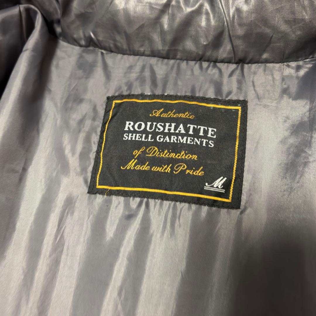 00’s お兄系 down 光沢　ホワイトファー M ブラック　黒　ハの字