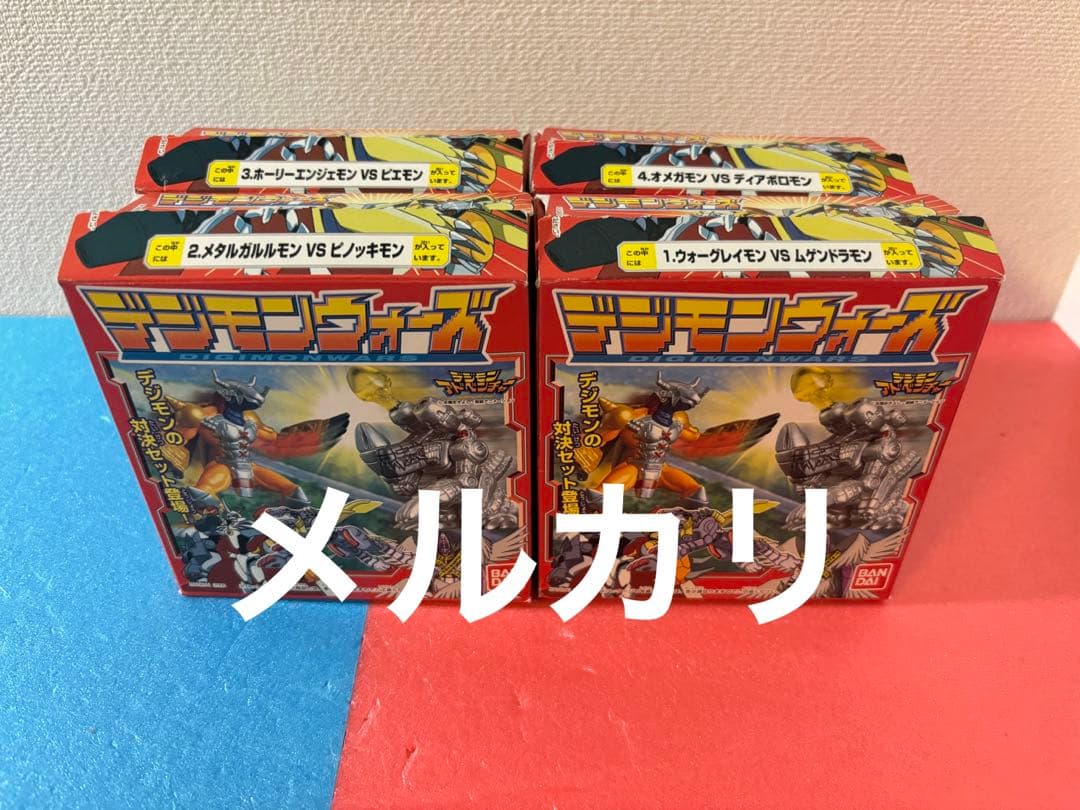 デジモンウォーズ　デジモンアドベンチャー　プラモデル　当時物　食玩　フィギュア
