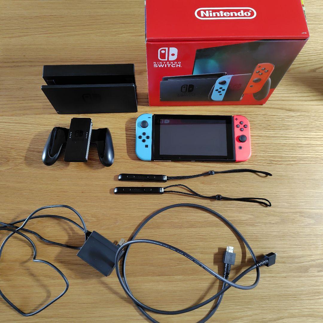 Nintendo Switch 本体 赤・青 さらに青Joy-Con付き