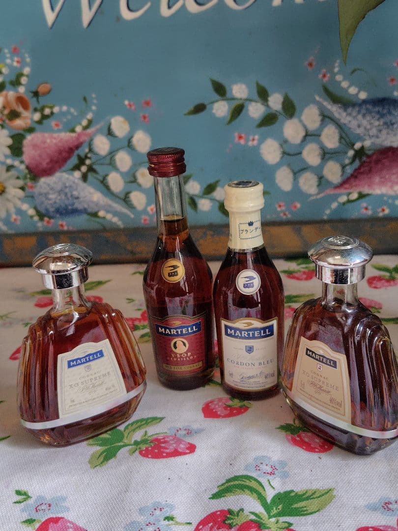 MARTELL 　マーテル　コニャック ミニボトル 4本セット