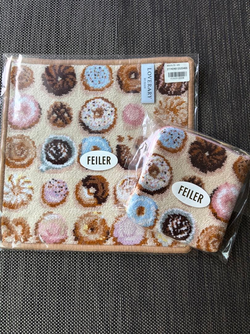 フェイラー　モグモグドーナツ　ハンカチ　ポーチ