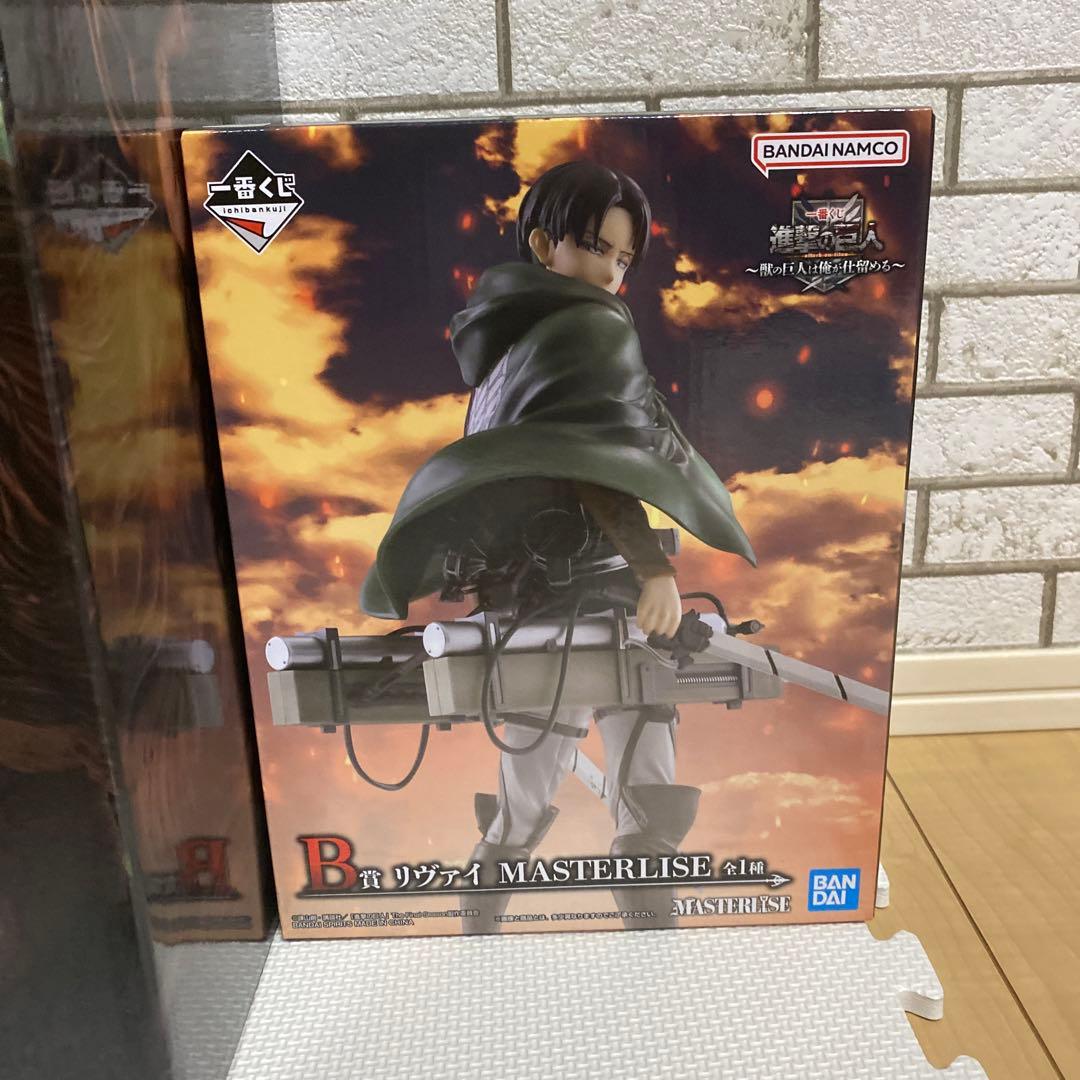 B*M様 一番くじ 進撃の巨人 A賞B賞ラストワン賞 フィギュア3体セット