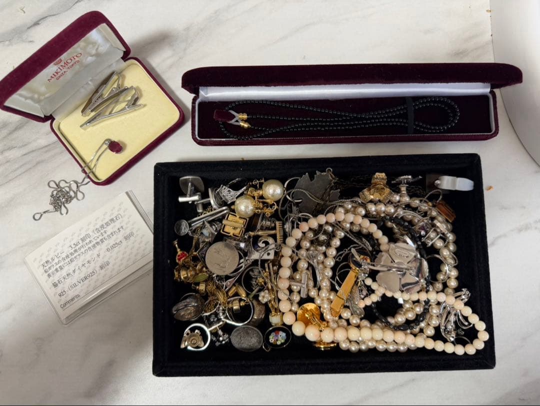 W*E様 遺品整理TASAKI SHINJU & MIKIMOTO ジュエリーセ