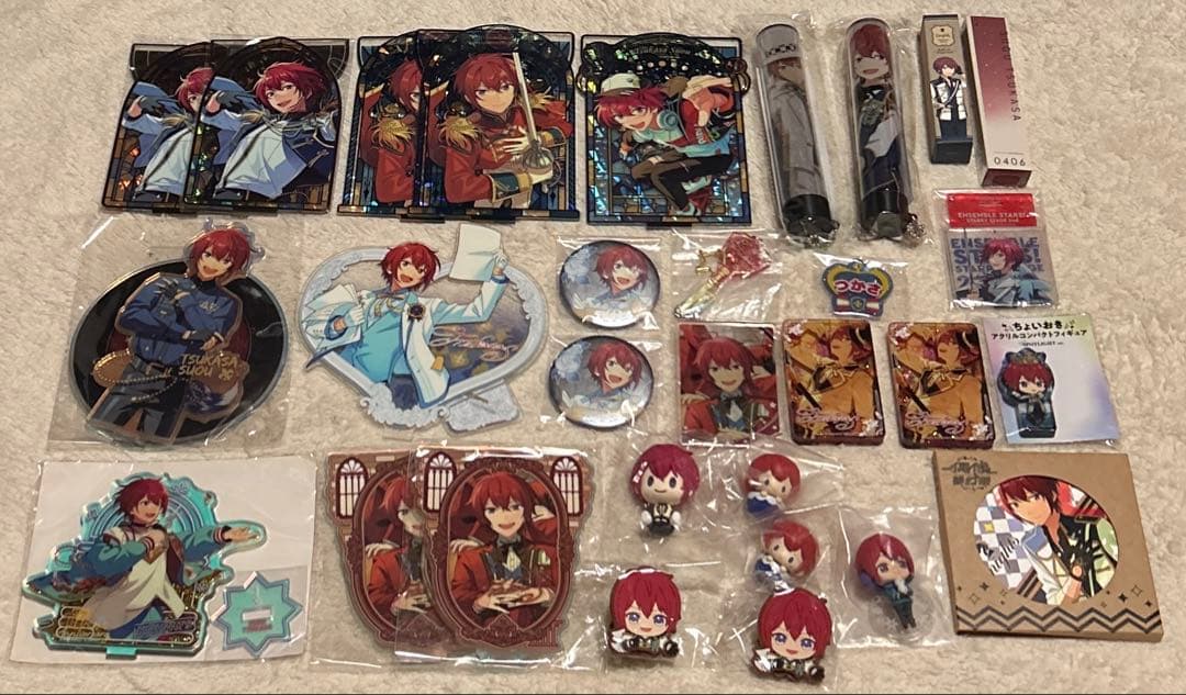 あんスタ　朱桜　司　セット　缶バ　アクスタ　アクキー　中国　台湾