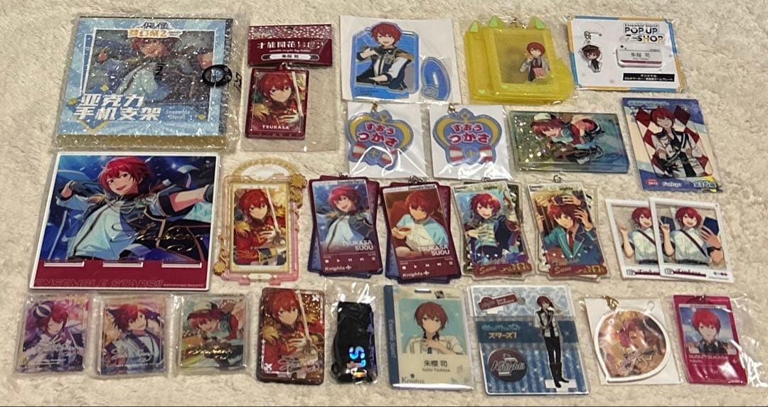 あんスタ　朱桜　司　セット　缶バ　アクスタ　アクキー　中国　台湾