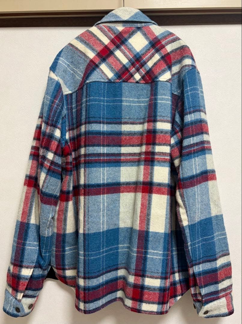 WE11DONE チェックウールアウター S 正規品 裏地付き