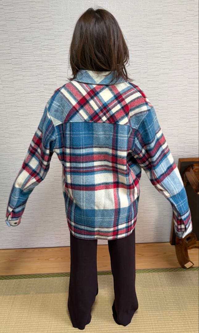 WE11DONE チェックウールアウター S 正規品 裏地付き