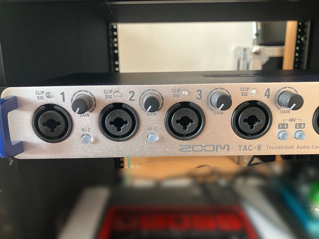 ZOOM TAC-8 8chオーディオインターフェイス 付属品あり