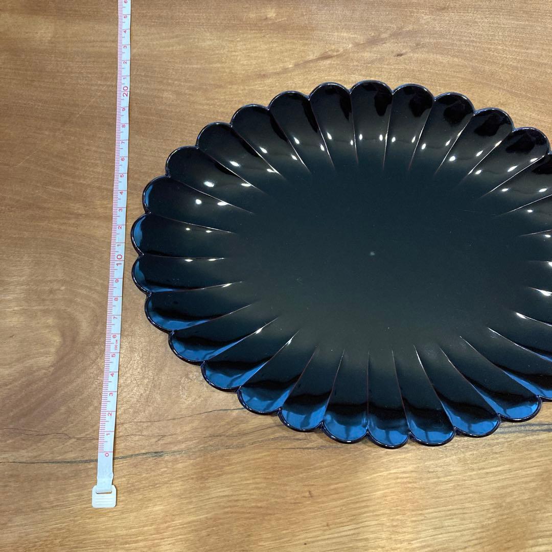 粂治郎/越前漆器/皿