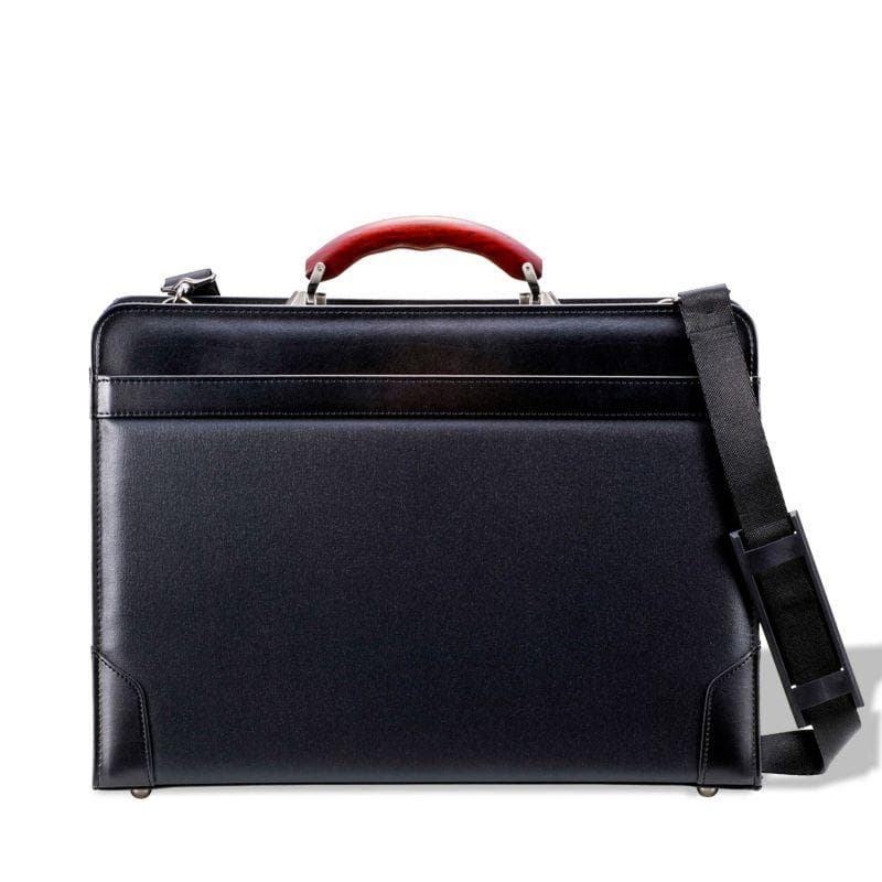 (限定値下げ中) 豊岡鞄「ダレス」黒色 ビジネスバッグ