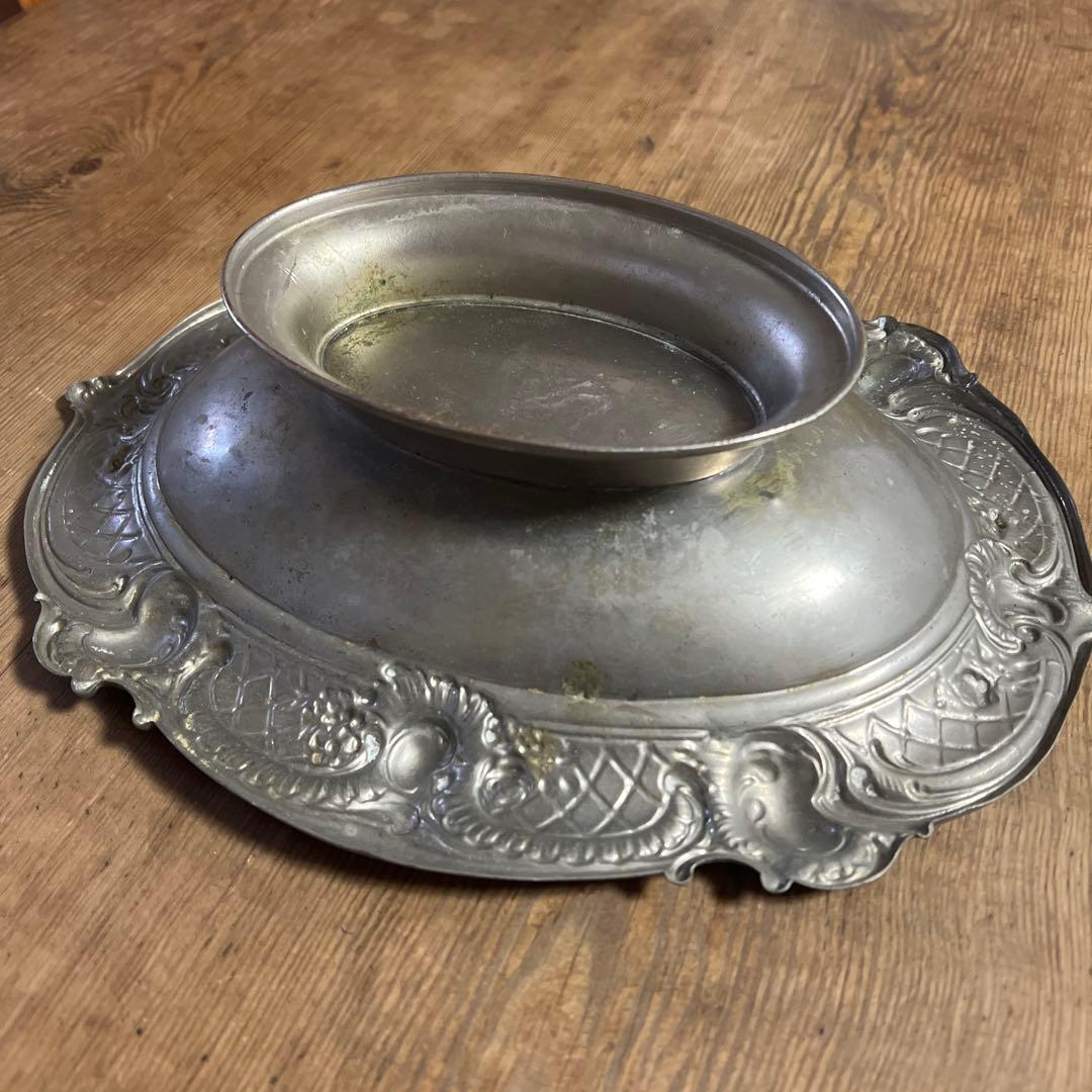 メタル製オーバルコンポティエ