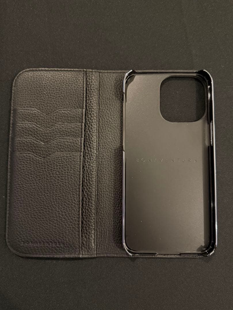 BONAVENTURA iPhone 15 Pro Max ケース ブラック