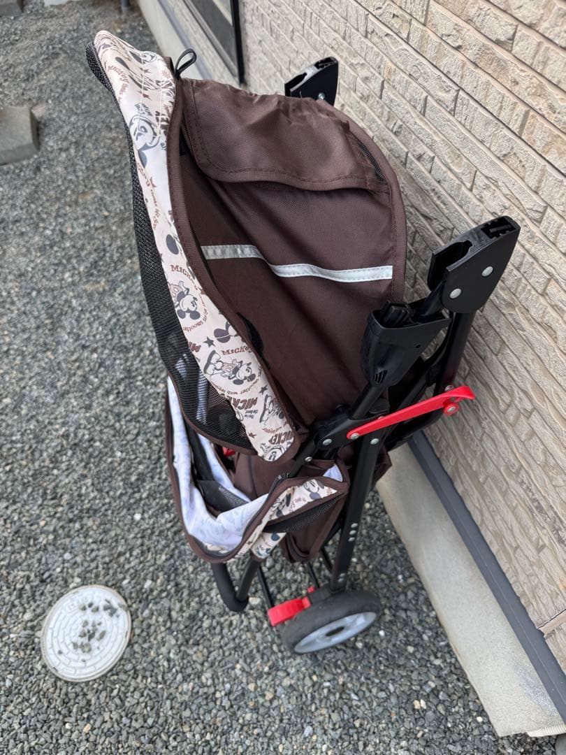 ミッキー柄ペットカート