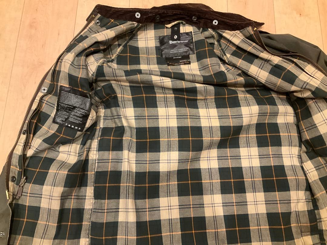 Barbour Beaufort ジャケット オリーブ　40