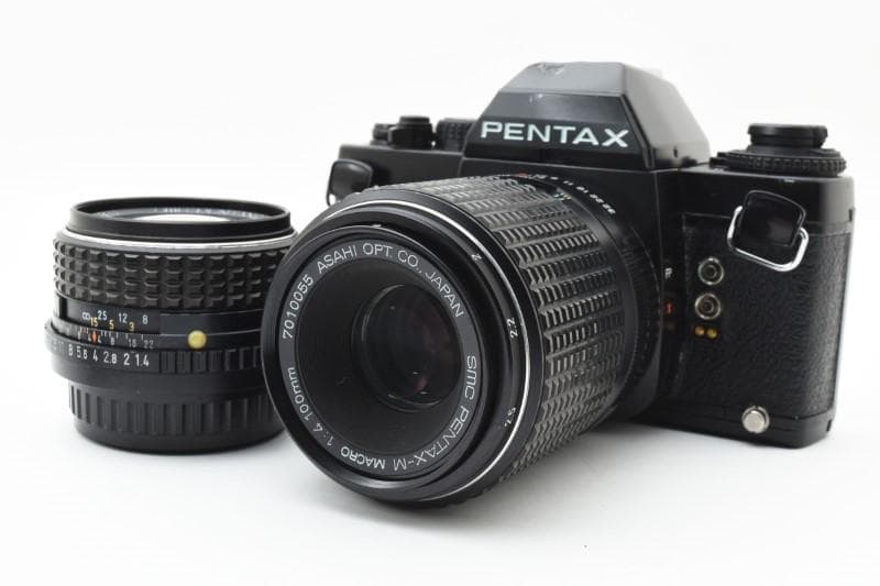 フィルムカメラ Pentax LX,PENTAX-M 50mm f/1.4,100mm f/4