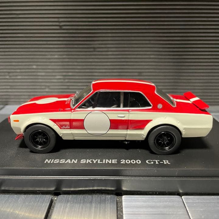 未展示品　京商1/43 スカイライン2000GTR(KPGC10)カタログモデル