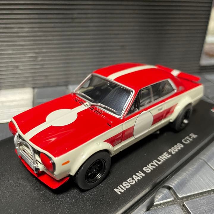 未展示品　京商1/43 スカイライン2000GTR(KPGC10)カタログモデル