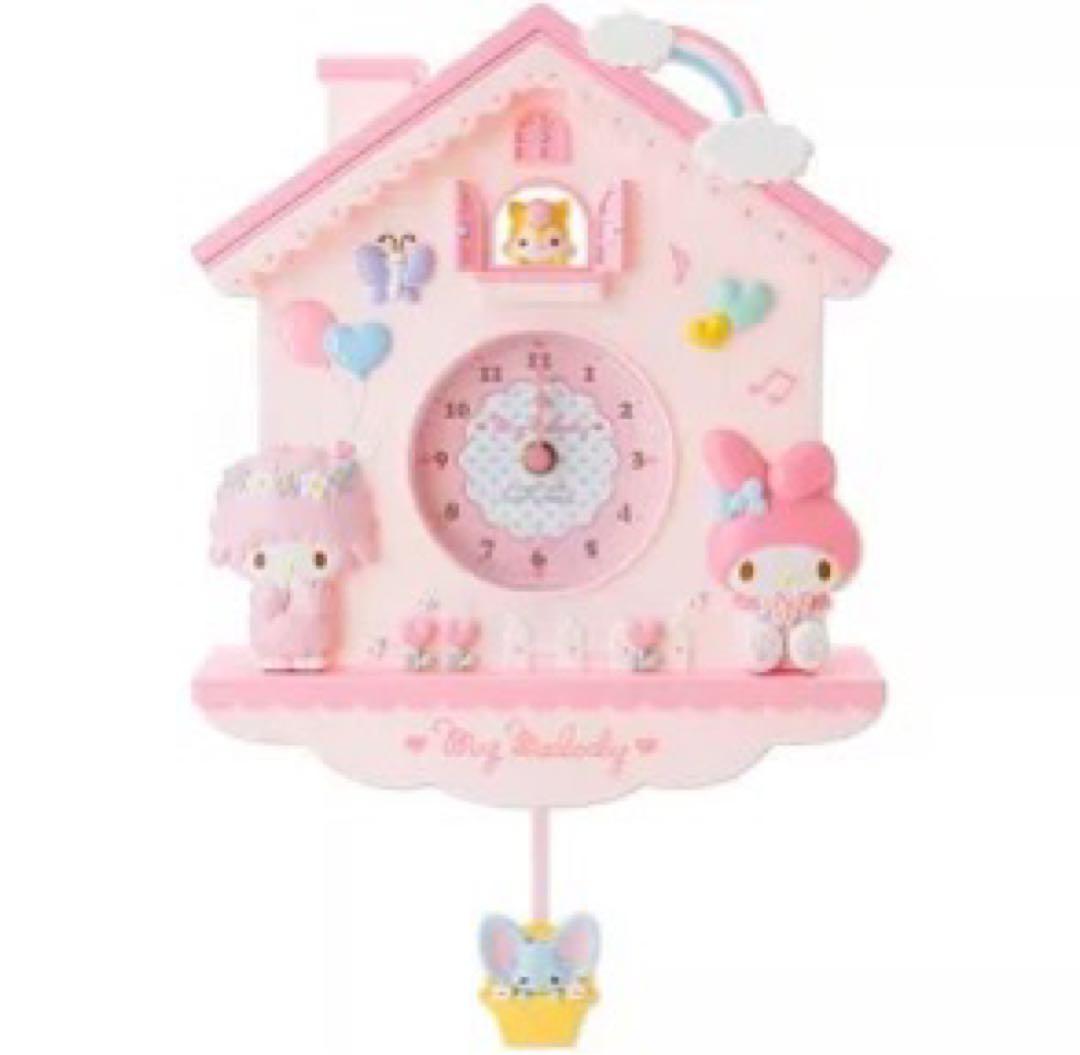 マイメロディ マイスウィートピアノ 振り子時計