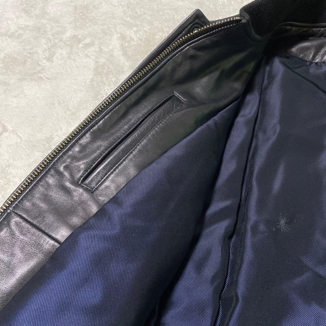 ✨希少✨MIHARA YASUHIRO ラムレザーレイヤードジャケット　黒