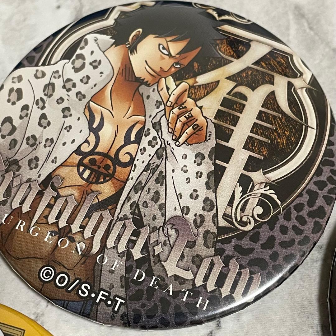 輩缶バッジ 4点 トラファルガー・ロー GEAR BEAST ワノ国 RED