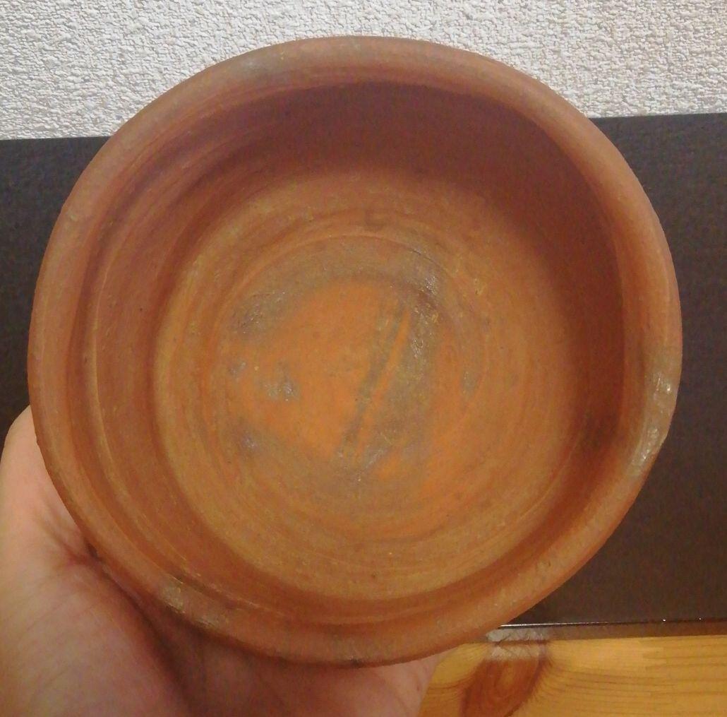 山本雄一作　備前焼　茶碗　共箱　共布　茶道具