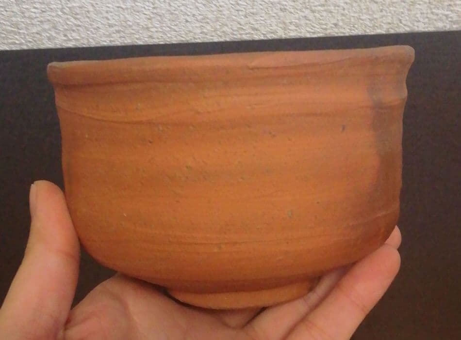 山本雄一作　備前焼　茶碗　共箱　共布　茶道具