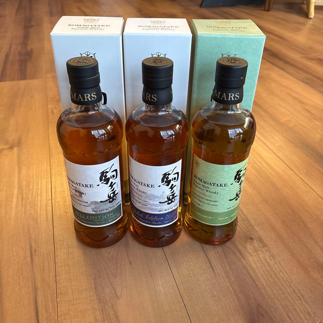 駒ヶ岳　ジャパニーズウイスキー　リミテッドエディション　3本セット