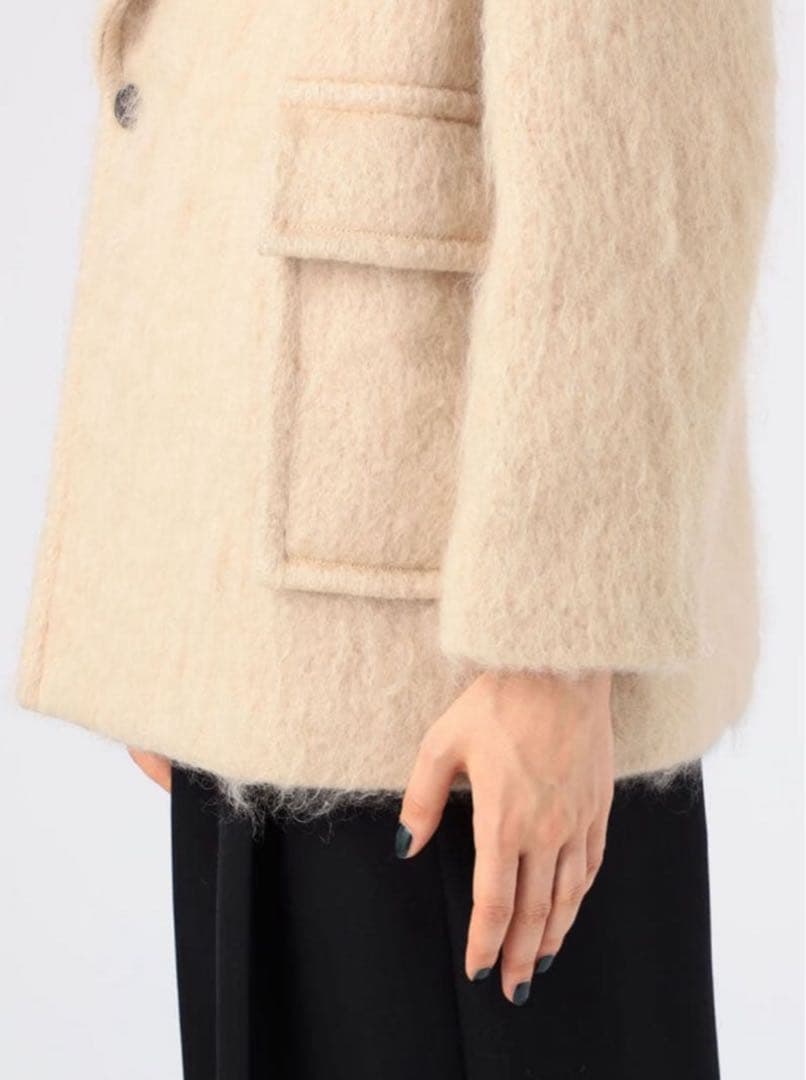 HYKE ウールモヘヤ コート