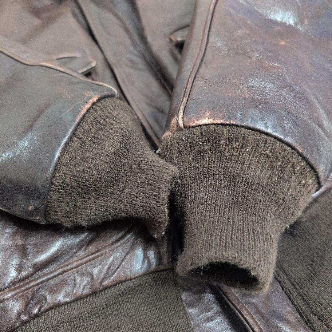 ファー付✨️schott ショット メンズ レザー シングルライダースジャケット