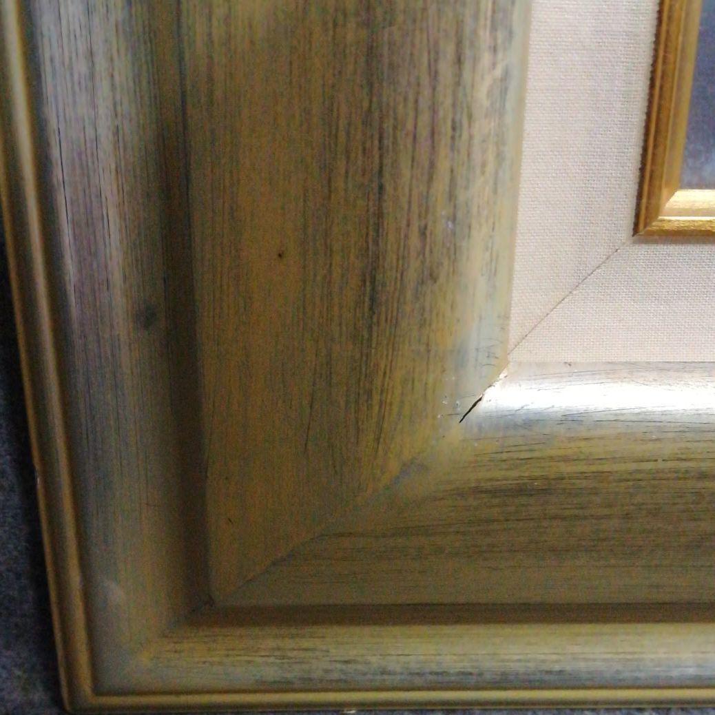 額装　額絵　風景画　フィレンツェ　油彩　織田まりこ