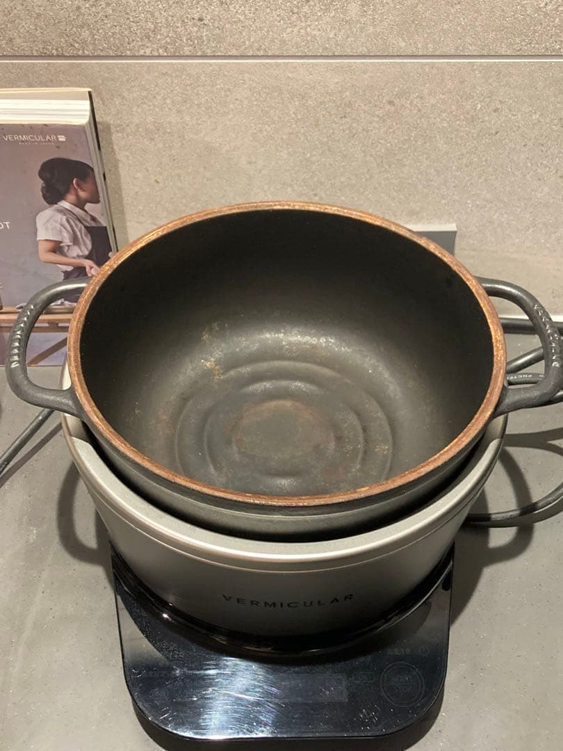 VERMICULAR ライスポットミニ　ソリッドシルバー PH19A 3合炊き