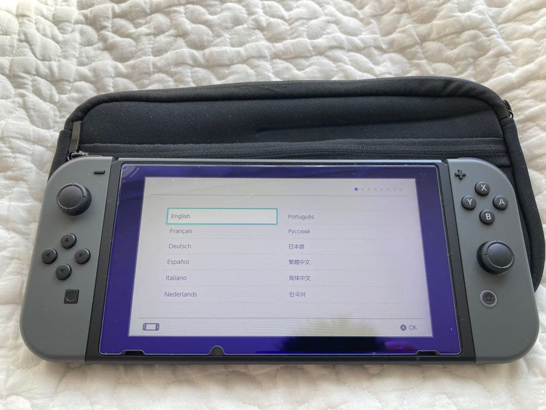 Nintendo Switch グレー 本体とケース