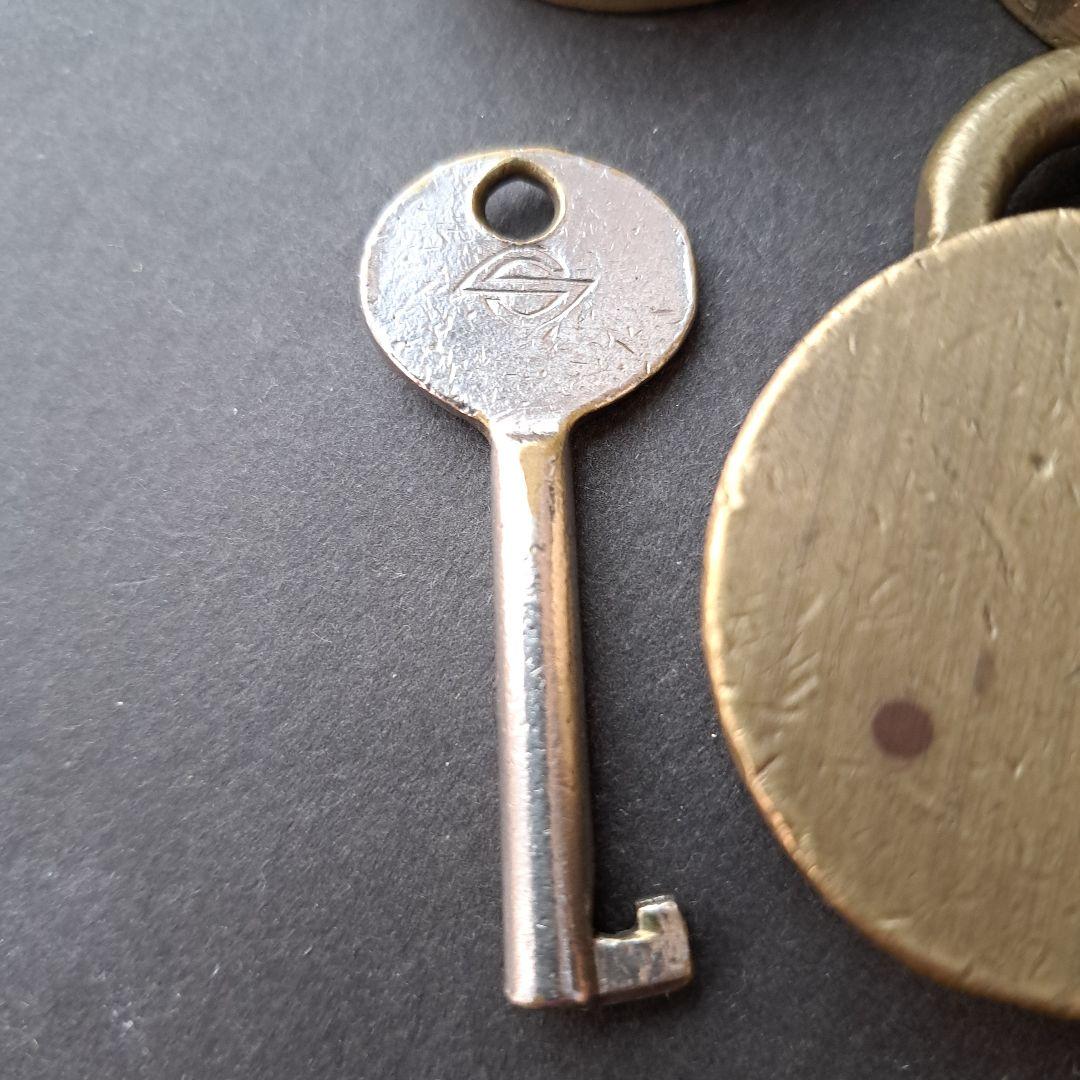 営団マーク付き南京錠 鉄道 地下鉄 封印錠