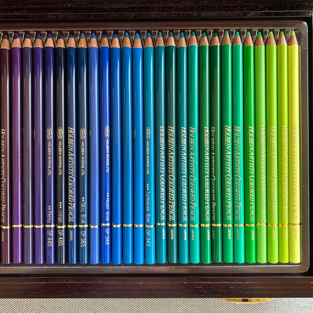 再値下げ ホルベイン アーティスト用色鉛筆 セット 150色 色鉛筆 木製