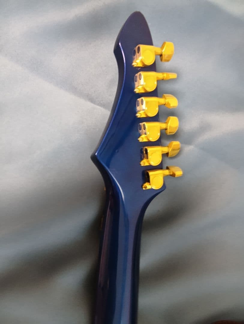 アリアプロ va553 エレキギター ブルー ケース付き