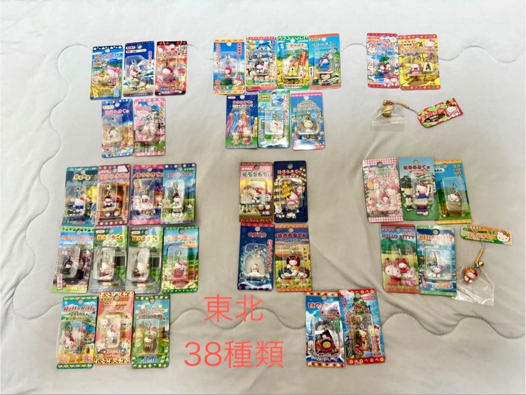 【合馬公式アカウント1】ご当地キティ　ファスナーマスコット　根付　362個