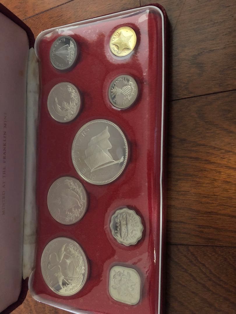 バハマ銀貨　プルーフセット 正味約90g