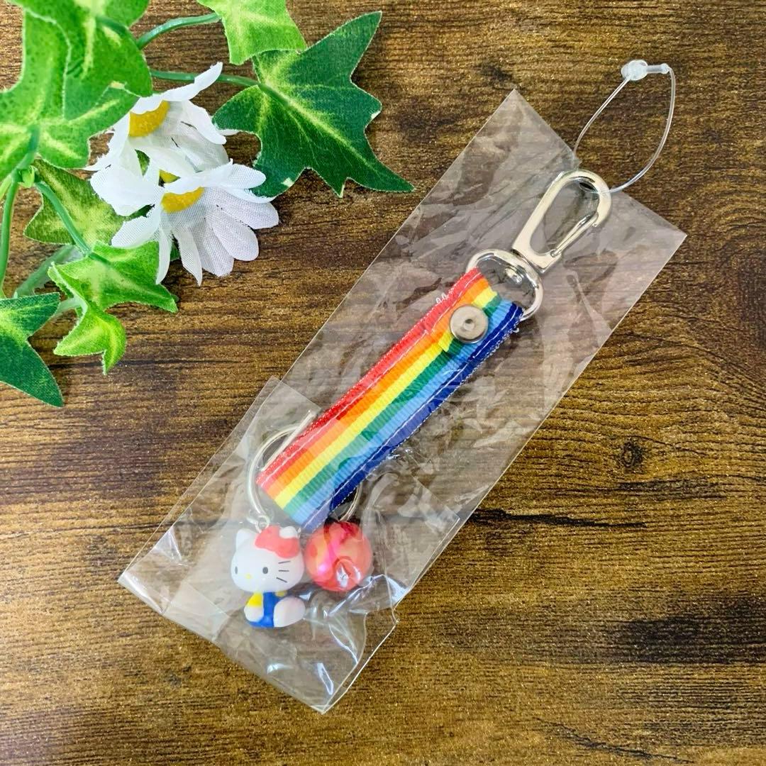 ★激レア★サンリオ　ハローキティ リンゴ　レインボーキーホルダー　2001年製
