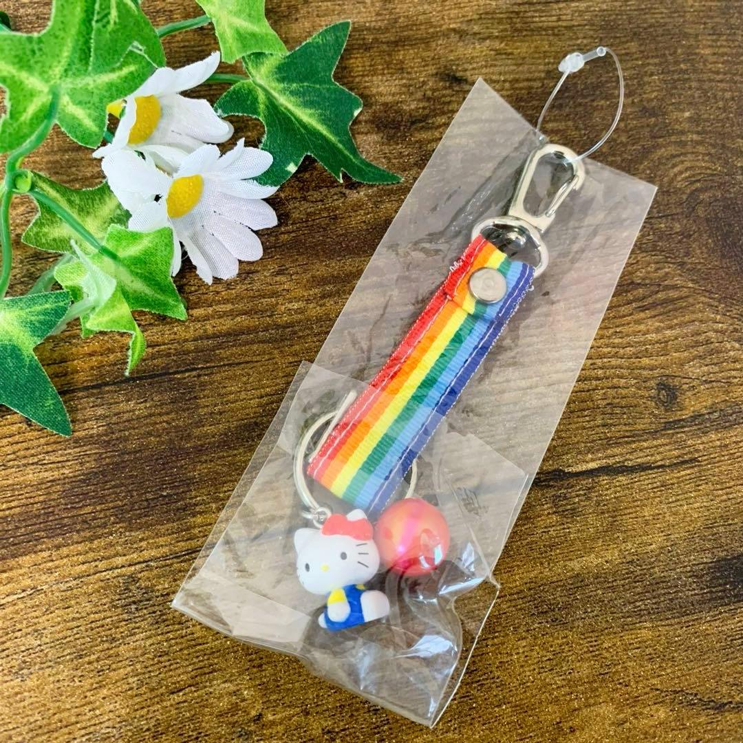 ★激レア★サンリオ　ハローキティ リンゴ　レインボーキーホルダー　2001年製