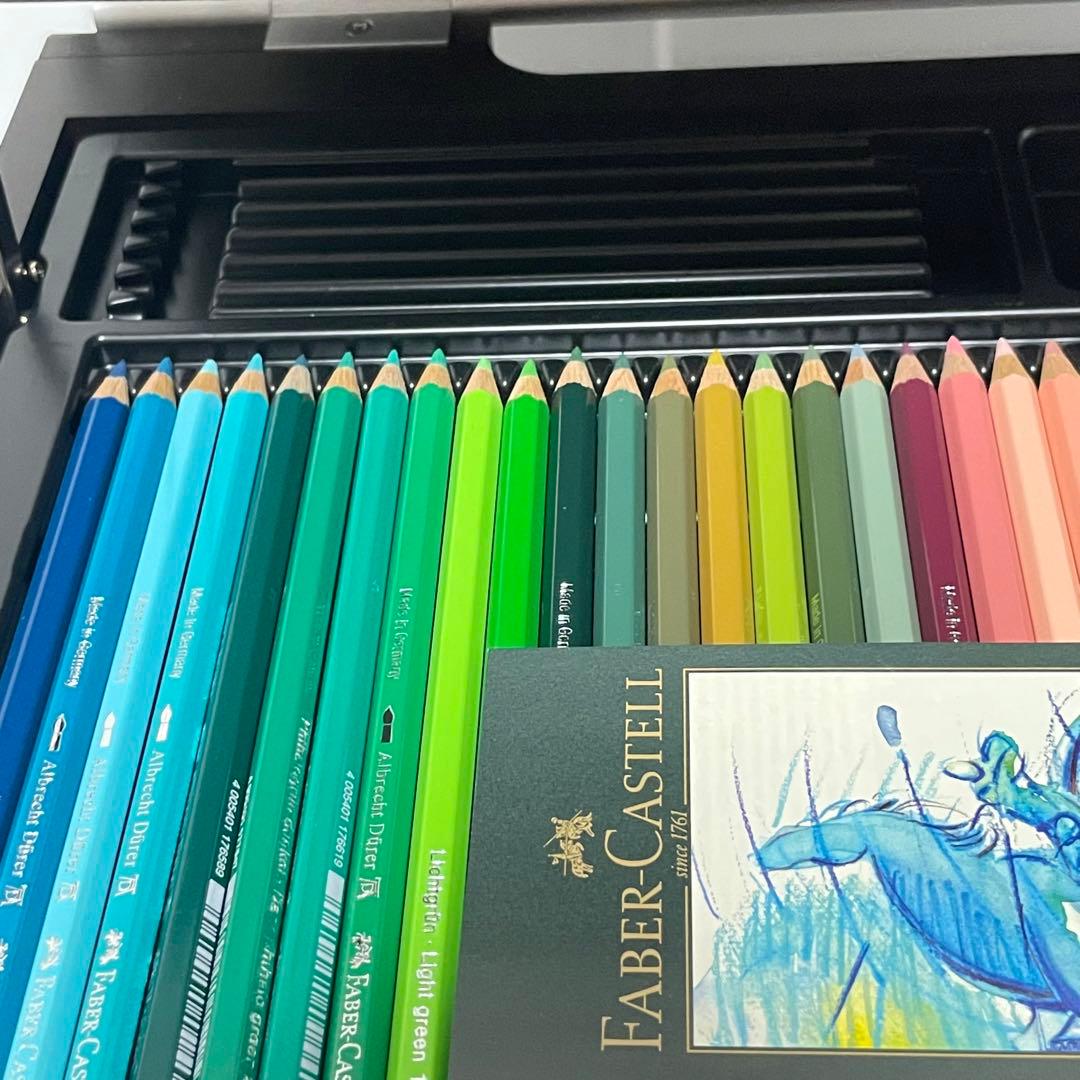 【使用感少なめ‼️】アルブレヒト・デューラー 水彩色鉛筆　72色　木箱仕様