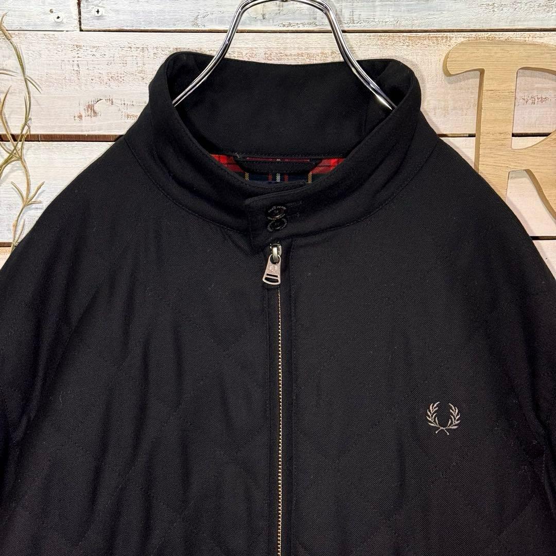 フレッドペリー ハリントンジャケット スイングトップ 月桂冠 サーモア L